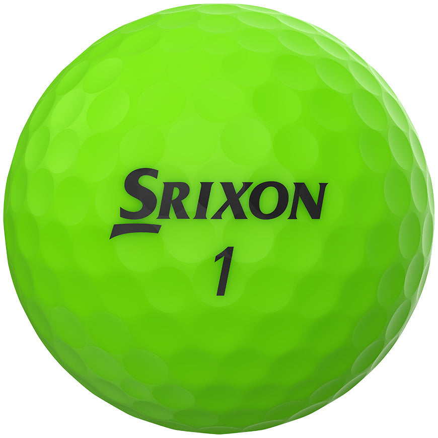 Srixon Soft Feel Brite Golf Balls - Brite Green - Price includes 1 printed full colour logo