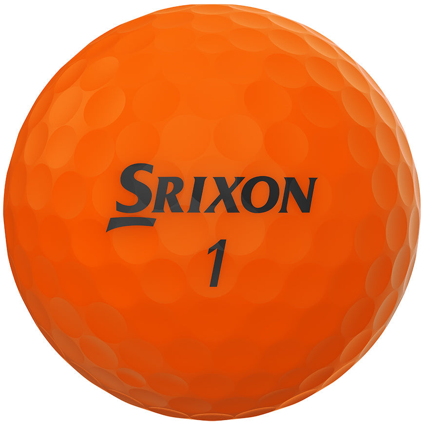 Srixon Soft Feel Brite Golf Balls - Brite Orange - Price includes 1 printed full colour logo