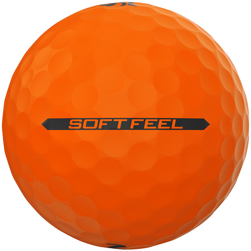 Srixon Soft Feel Brite Golf Balls - Brite Orange - Price includes 1 printed full colour logo