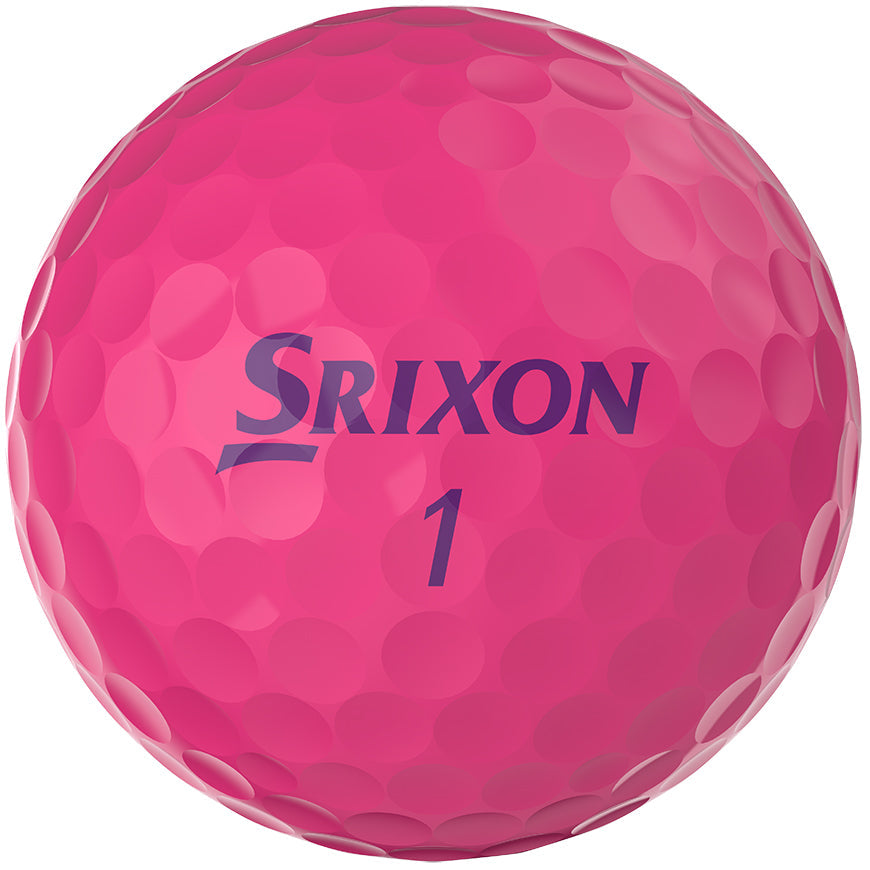 Srixon Ladies Soft Feel Golf Balls- Price includes 1 printed full colour logo