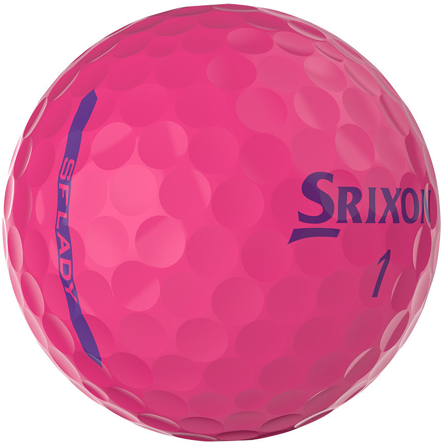 Srixon Ladies Soft Feel Golf Balls- Price includes 1 printed full colour logo