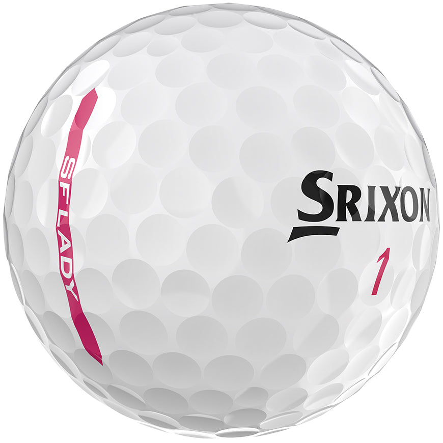 Srixon Ladies Soft Feel Golf Balls- Price includes 1 printed full colour logo