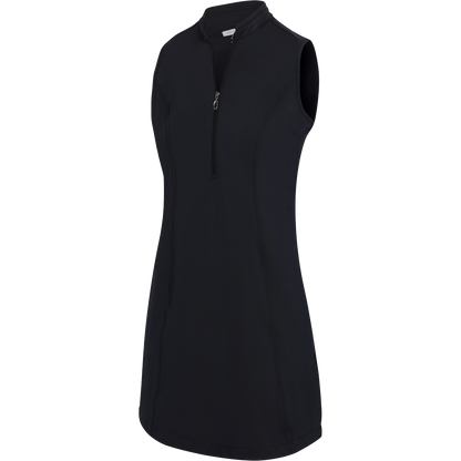 G2S24K413 | TECH WARP-KNIT S/L ZIP DRESS